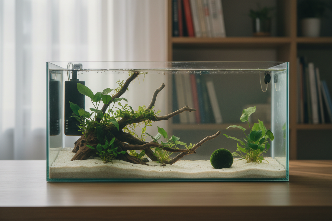 The Silent Symphony: How to Create a Peaceful, Low-Maintenance Aquascaped Tank (No Fish Required!)