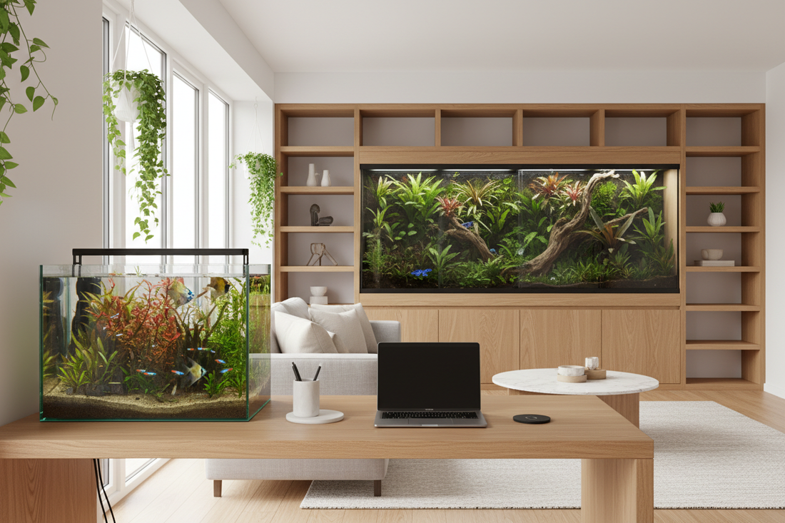 From Desk to Living Room: Stylish, Space-Smart Aquatic & Terrarium Setups for Modern Homes