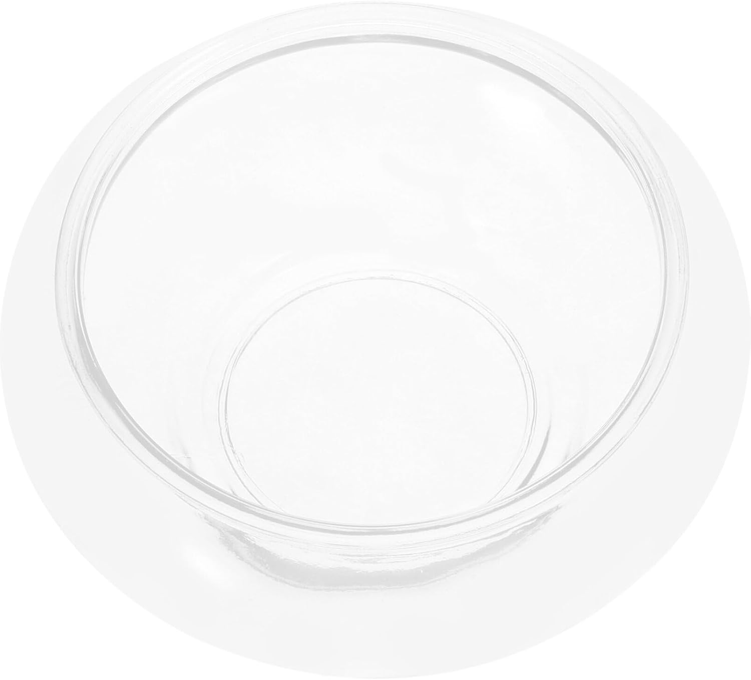 Milisten Glass Bubble Bowl Round Fish Bowl Clear Plant Terrarium Air Planter Bulb Succulent Pot Flower Vase Desk Decoration S