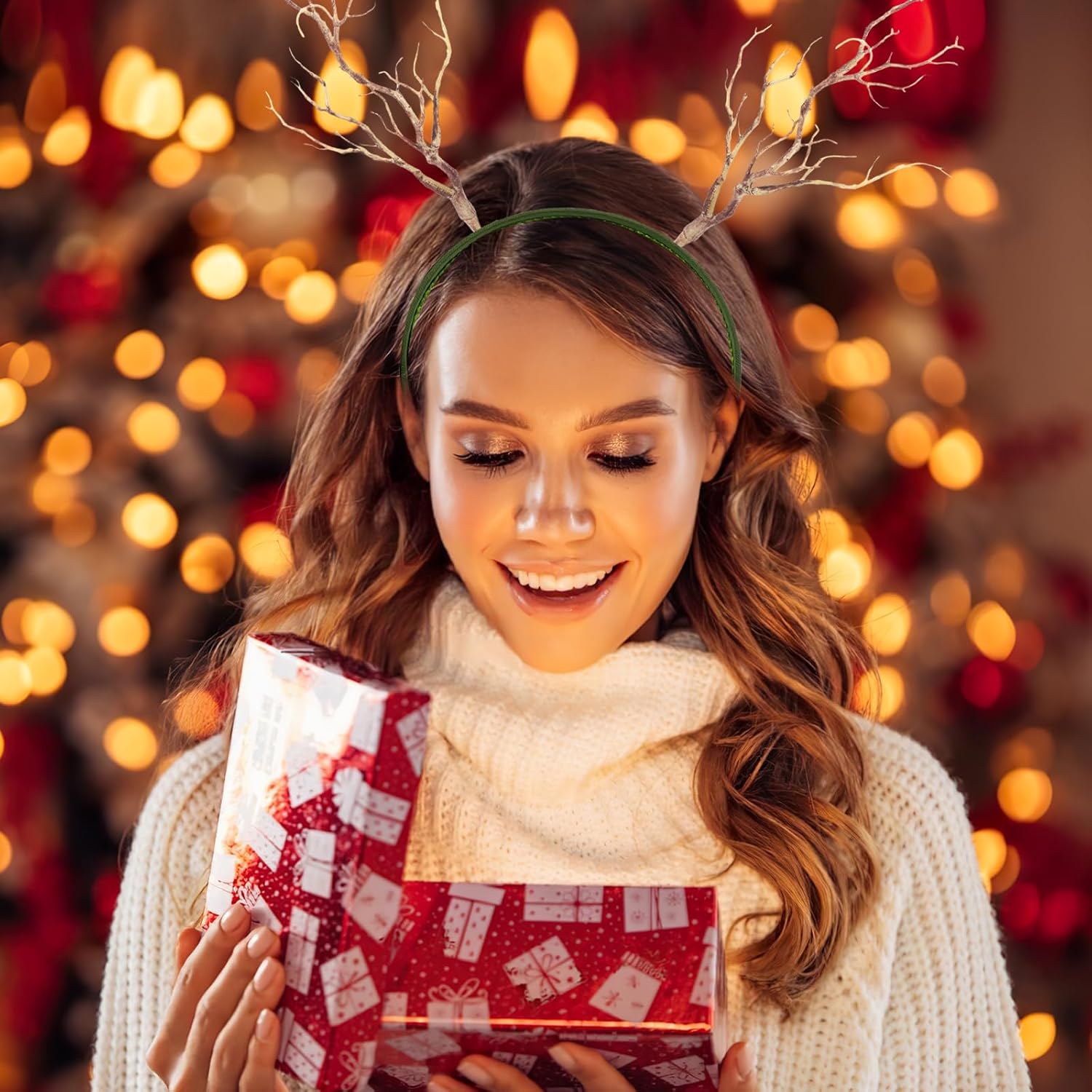 STOBOK Artificial Antler Dried Tree Branches,3pcs Plastic Manzanita Branches Decorative Plant Twigs Dry Branch Decor for Wedding Table Decoration Home Supplies Coffee