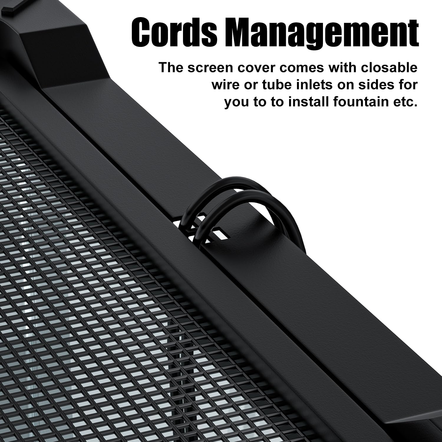 Reptile Terrarium 8"x8"x12" Mini, Front-Opening Glass Tank with Mesh Lid & Lock, 360° Glass Enclosure for Small Reptiles, Frogs, Tarantulas, Jumping Spiders & Geckos