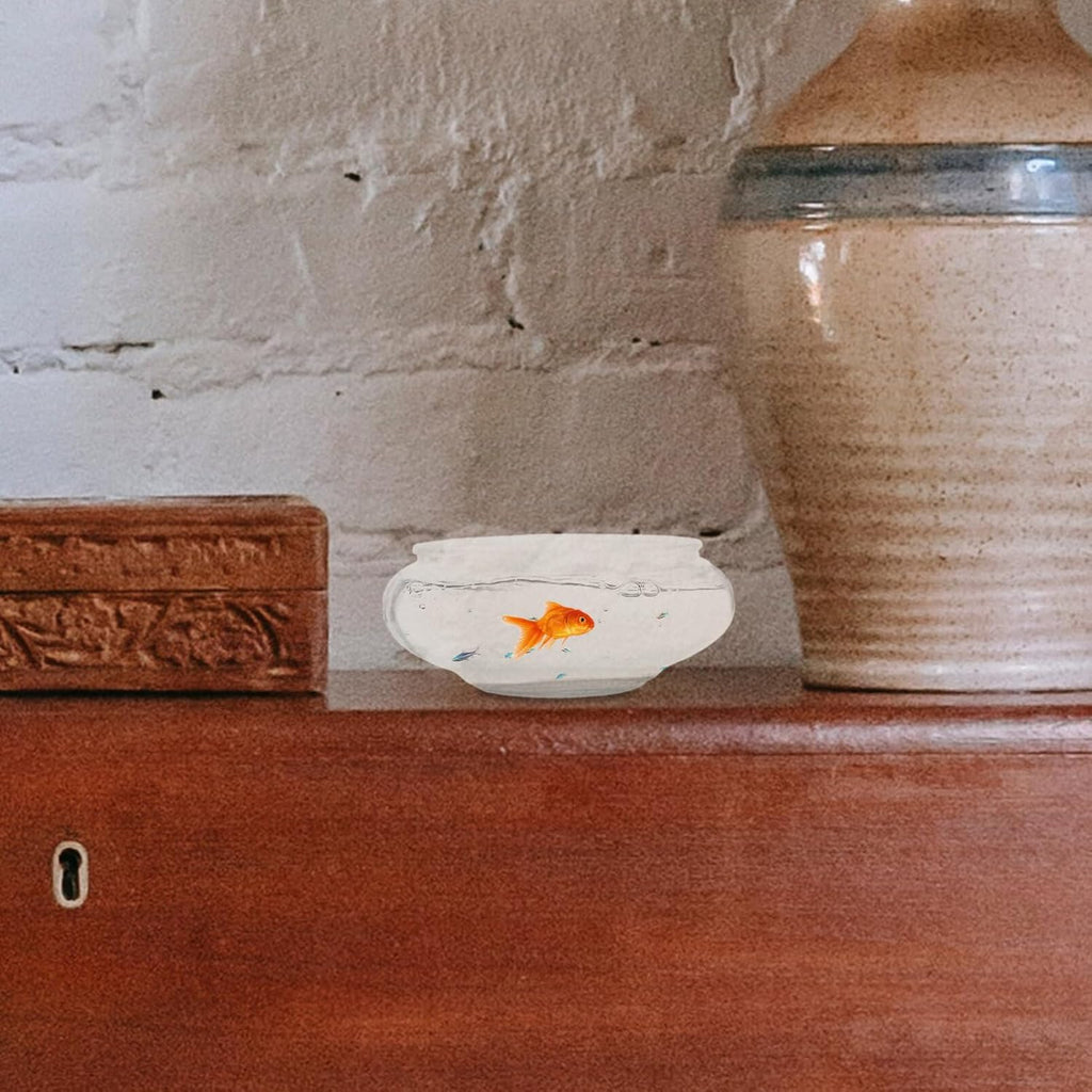 Milisten Glass Bubble Bowl Round Fish Bowl Clear Plant Terrarium Air Planter Bulb Succulent Pot Flower Vase Desk Decoration S