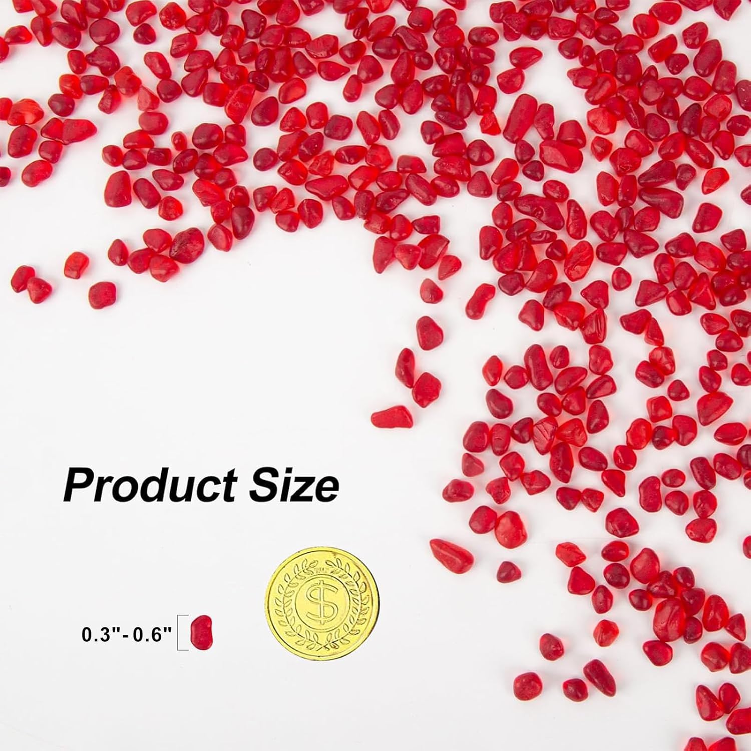 Sea Glass Stones for Crafts About 1LB (405g/14.28oz) Red Glass Pebbles Gemstones Bulk for Beaching Wedding DIY Decoration Aquarium Turtle Tank Vase Filler (Lake Blue)