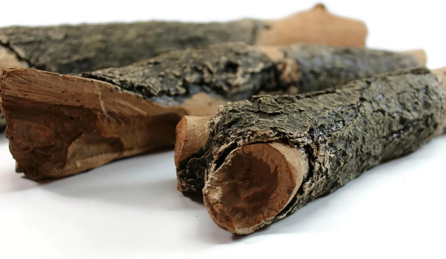 Midwest Hearth Gas Logs Deluxe Decorative Branch and Twig Set | Cast from Real Logs and Hand Painted in USA (Oak 3-Piece)