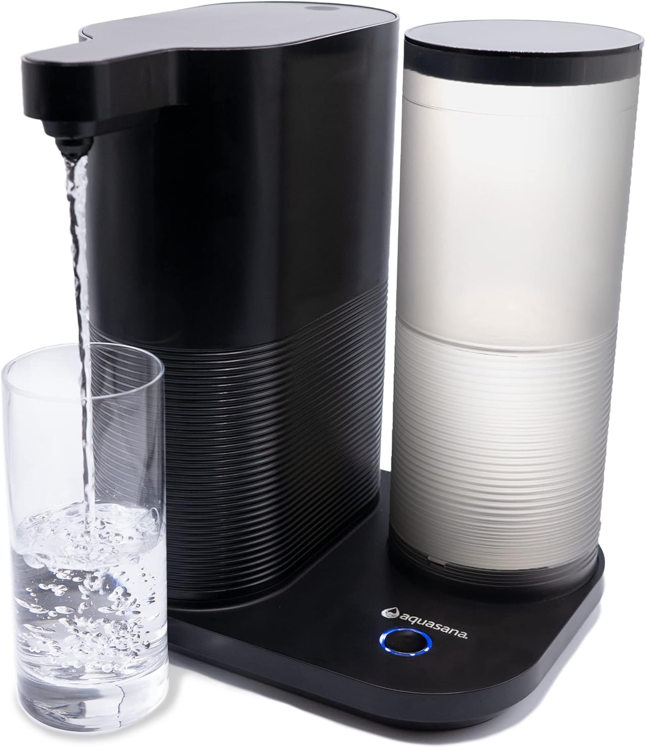 Aquasana Countertop Water Filter System for Drinking Water - Clean Water Machine - Removes 97% of Chlorine - Compact Filtration for Kitchen
