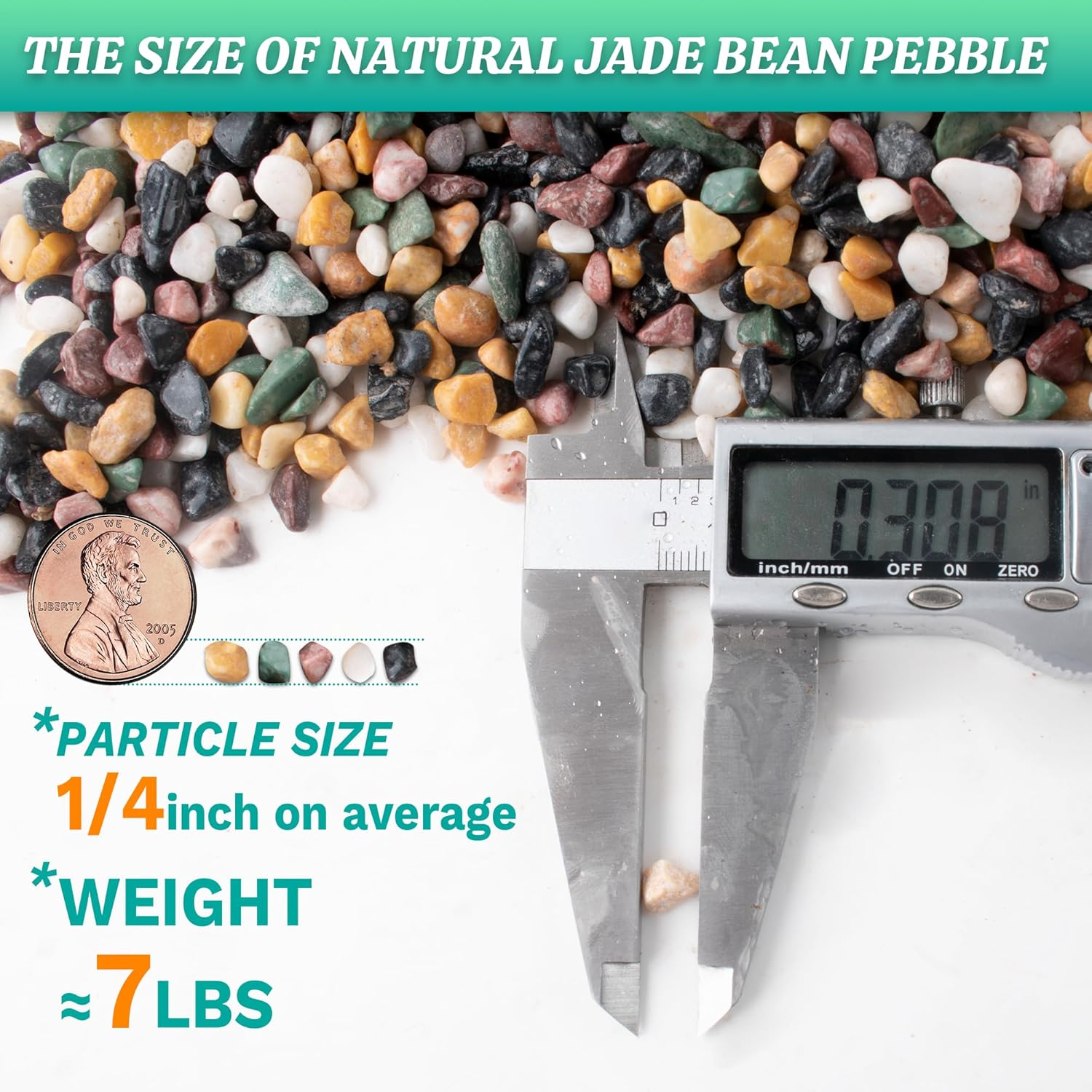 AVALUTION Aquarium Gravel for Plants -7lb Fish Tank Gravel for Succulent Cactus & Bonsai, 1/4Inch Decorative River Rocks Pebbles for Gardening, Flower Pots, Landscaping, Terrarium