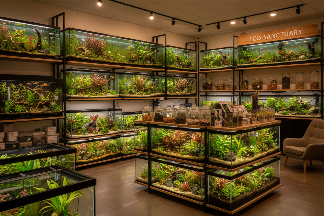aquarium / terrarium / vivarium shop